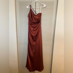 David’s Bridal Cinnamon bridesmaid dress